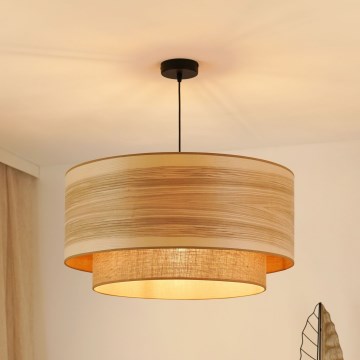 Brilagi - Lühter MONTANA BOHO 1xE27/15W/230V d. 60 cm pruun/must