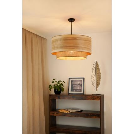 Brilagi - Lühter MONTANA BOHO 1xE27/15W/230V d. 60 cm pruun/must