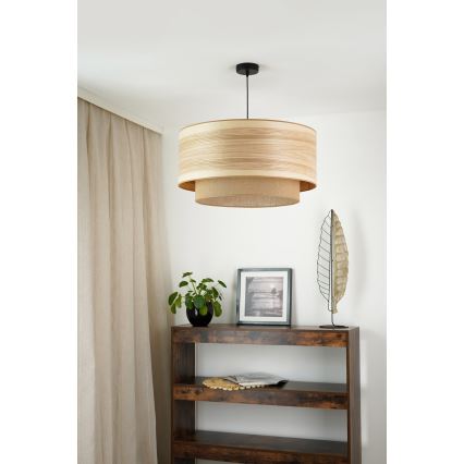 Brilagi - Lühter MONTANA BOHO 1xE27/15W/230V d. 60 cm pruun/must