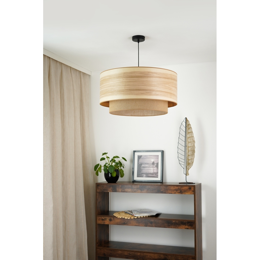 Brilagi - Lühter MONTANA BOHO 1xE27/15W/230V d. 60 cm pruun/must