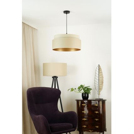 Brilagi - Lühter OREGON VEGE 1xE27/15W/230V d. 45 cm beež