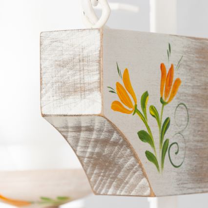 Brilagi - Lühter QUEEN 2xE14/40W/230V pöök/kreemikas