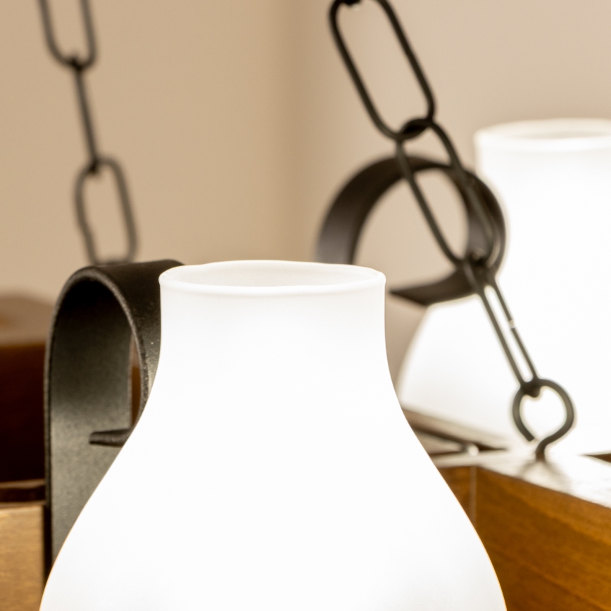 Brilagi - Lühter QUEEN 4xE14/40W/230V pöök/pähkel