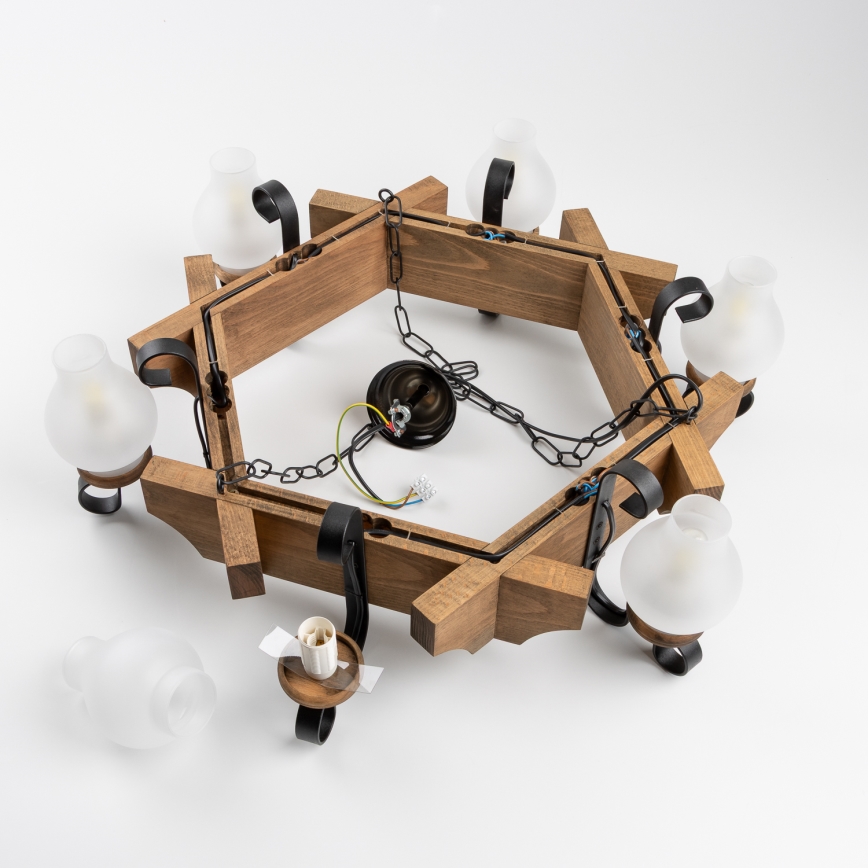 Brilagi - Lühter QUEEN 6xE14/40W/230V pöök