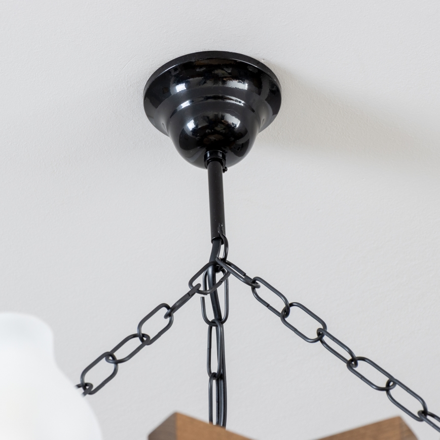 Brilagi - Lühter QUEEN 6xE14/40W/230V pöök/pähkel