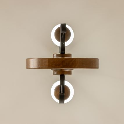 Brilagi - Lühter ROATA 2xE14/40W/230V pöök/pähkel