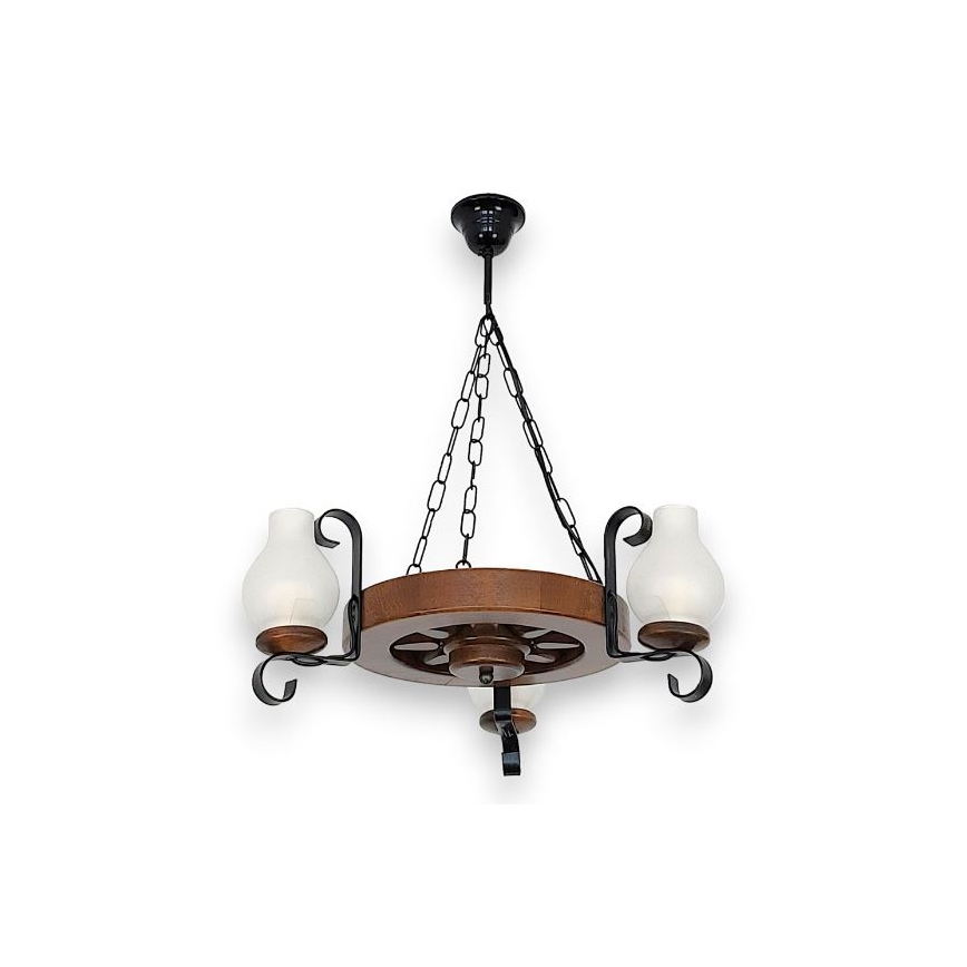 Brilagi - Lühter ROATA 3xE14/40W/230V pöök/pähkel