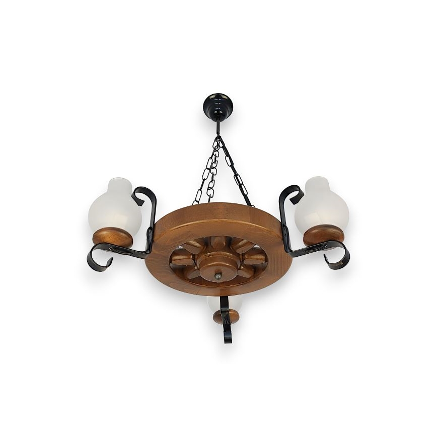 Brilagi - Lühter ROATA 3xE14/40W/230V pöök/pähkel