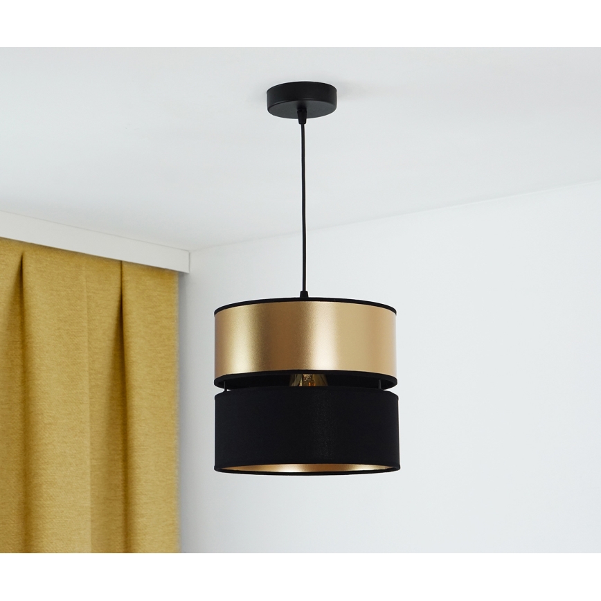 Brilagi - Lühter ROYAL 1xE27/15W/230V d. 25 cm must/kuldne