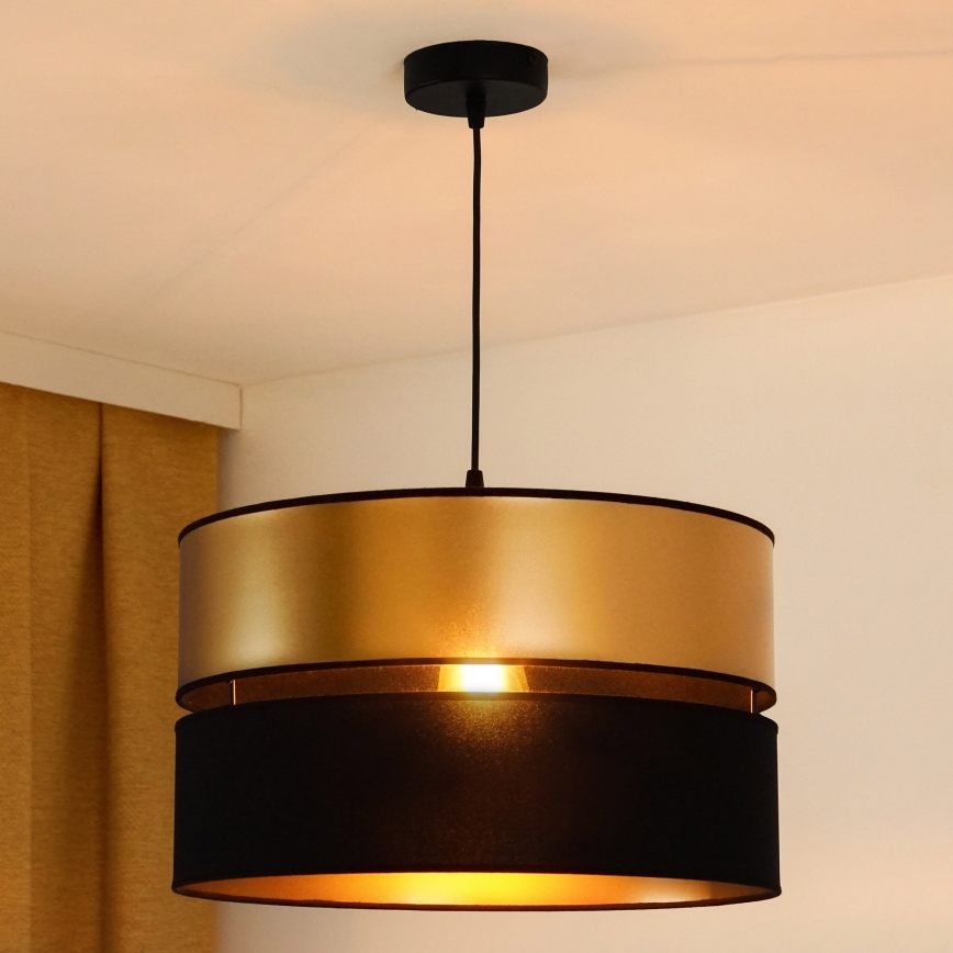 Brilagi - Lühter ROYAL 1xE27/15W/230V d. 40 cm must/kuldne