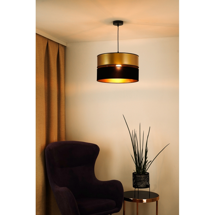 Brilagi - Lühter ROYAL 1xE27/15W/230V d. 40 cm must/kuldne