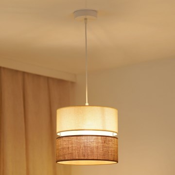 Brilagi - Lühter ROYAL YUTE 1xE27/15W/230V d. 25 cm beež/kreemikas