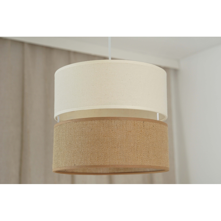 Brilagi - Lühter ROYAL YUTE 1xE27/15W/230V d. 25 cm beež/kreemikas