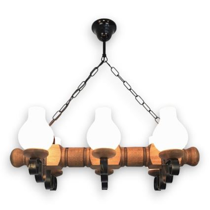 Brilagi - Lühter RUSTIC 6xE14/40W/230V pöök