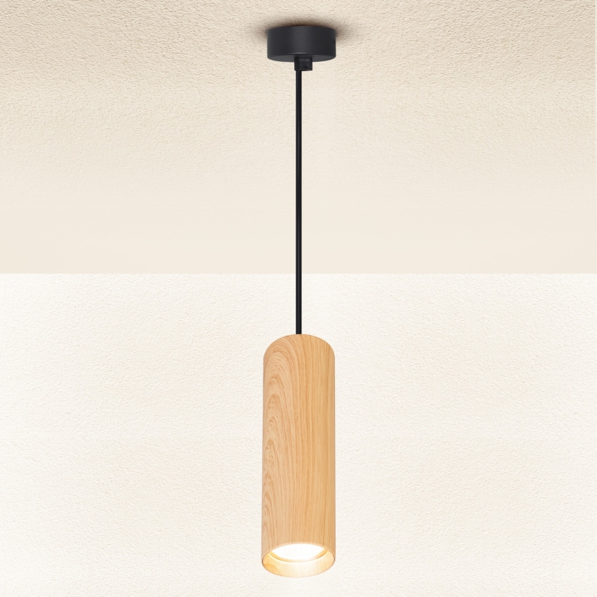 Brilagi - Lühter SELE 1xGU10/30W/230V must/tammepuidu kaunistus