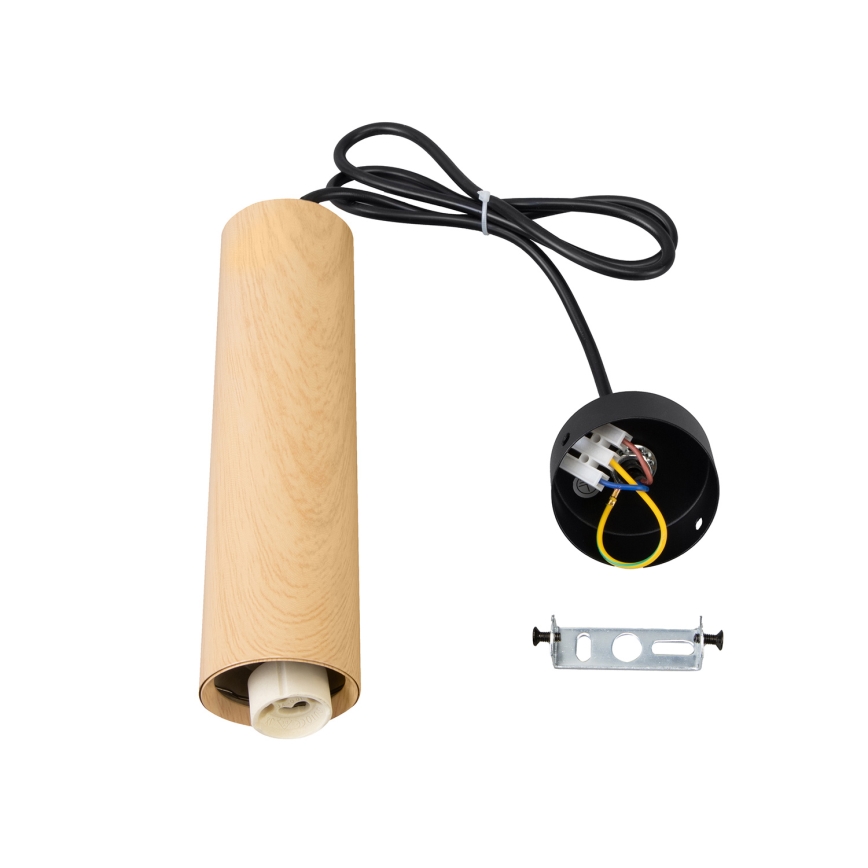 Brilagi - Lühter SELE 1xGU10/30W/230V must/tammepuidu kaunistus