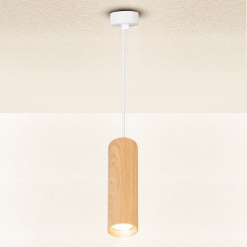 Brilagi - Lühter SELE 1xGU10/30W/230V valge/tammepuidu kaunistus
