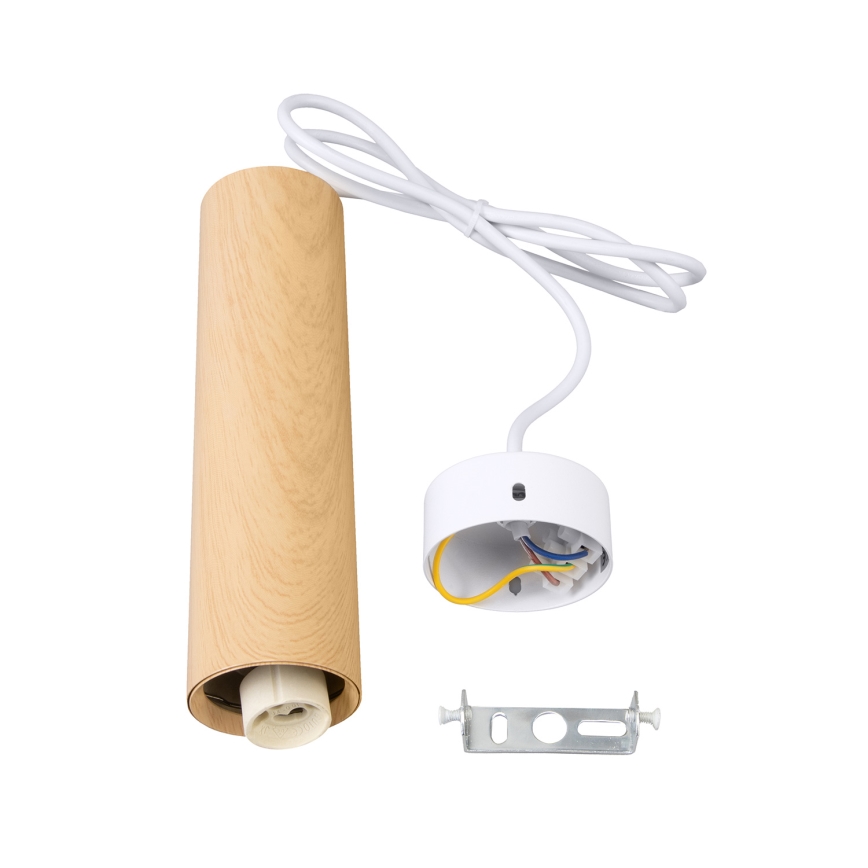 Brilagi - Lühter SELE 1xGU10/30W/230V valge/tammepuidu kaunistus