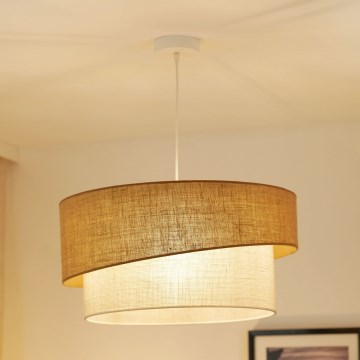 Brilagi - Lühter SHINE 1xE27/15W/230V d. 50 cm beež/kreemikas
