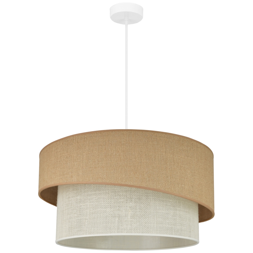 Brilagi - Lühter SHINE 1xE27/15W/230V d. 50 cm beež/kreemikas