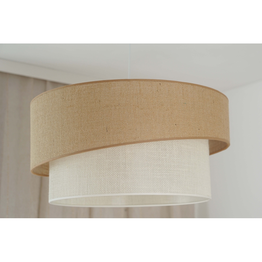 Brilagi - Lühter SHINE 1xE27/15W/230V d. 50 cm beež/kreemikas