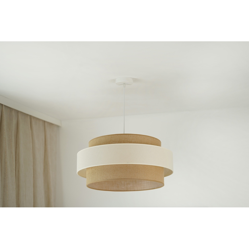 Brilagi - Lühter SPACE LIGHT 1xE27/15W/230V d. 50 cm beež/kreemikas