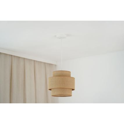 Brilagi - Lühter SPACE YUTE 1xE27/15W/230V d. 25 cm beež/valge