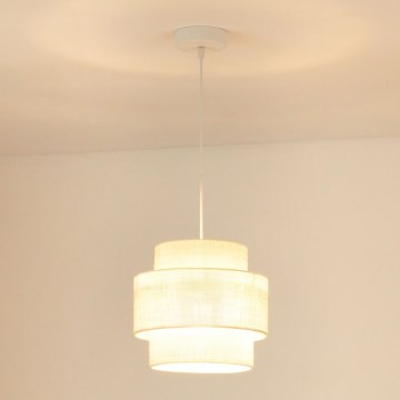 Brilagi - Lühter SPACE YUTE 1xE27/15W/230V d. 25 cm kreemikas/valge