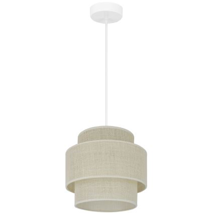 Brilagi - Lühter SPACE YUTE 1xE27/15W/230V d. 25 cm kreemikas/valge