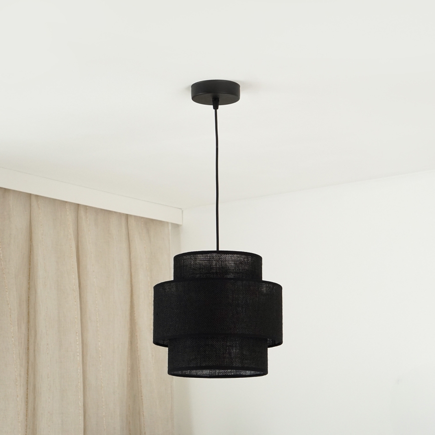 Brilagi - Lühter SPACE YUTE 1xE27/15W/230V d. 25 cm must
