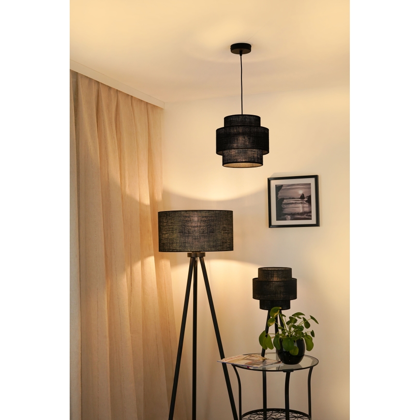 Brilagi - Lühter SPACE YUTE 1xE27/15W/230V d. 25 cm must