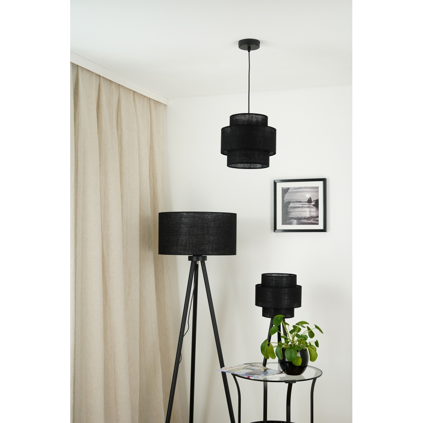 Brilagi - Lühter SPACE YUTE 1xE27/15W/230V d. 25 cm must
