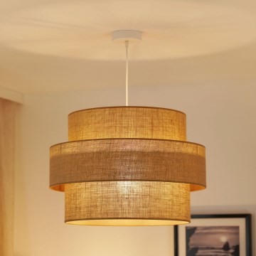 Brilagi - Lühter SPACE YUTE 1xE27/15W/230V d. 50 cm beež/valge