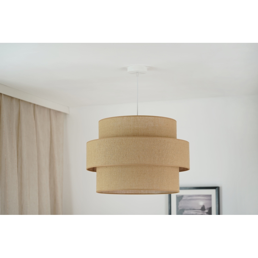 Brilagi - Lühter SPACE YUTE 1xE27/15W/230V d. 50 cm beež/valge