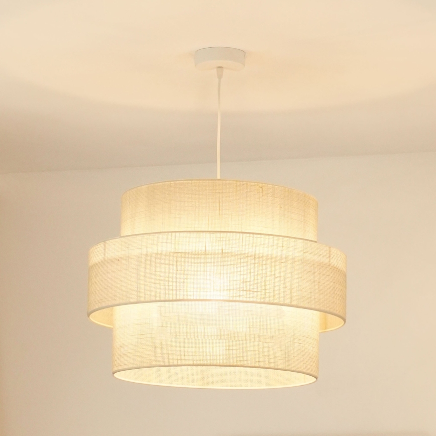 Brilagi - Lühter SPACE YUTE 1xE27/15W/230V d. 50 cm kreemikas/valge