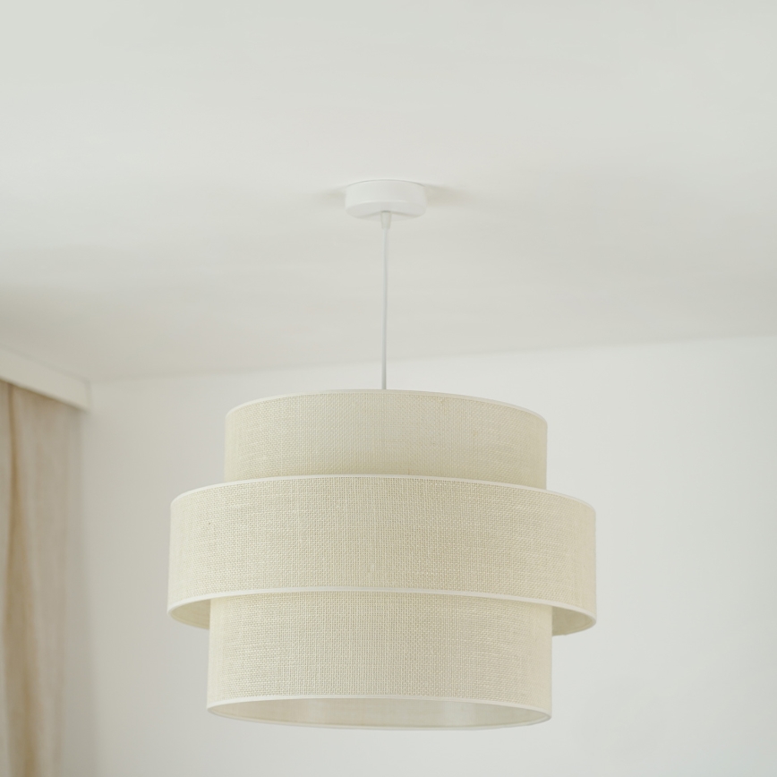 Brilagi - Lühter SPACE YUTE 1xE27/15W/230V d. 50 cm kreemikas/valge
