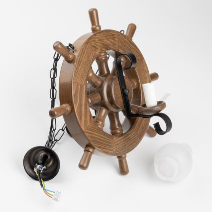 Brilagi - Lühter TIMONA 2xE14/40W/230V pöök/pähkel