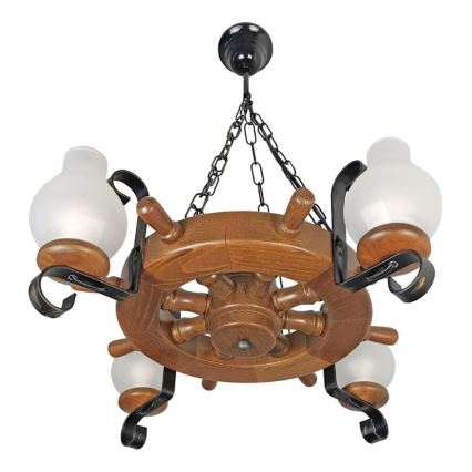 Brilagi - Lühter TIMONA 4xE14/40W/230V pöök/pähkel