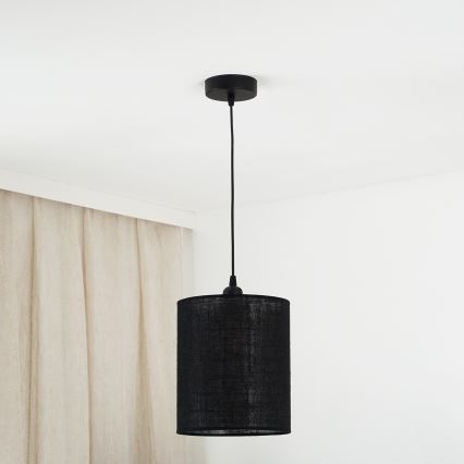 Brilagi - Lühter TUBES 1xE27/15W/230V d. 20 cm must