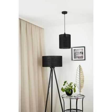 Brilagi - Lühter TUBES 1xE27/15W/230V d. 20 cm must