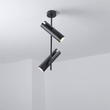 Brilagi - Lühter varrega BRANCH 2xGU10/30W/230V must