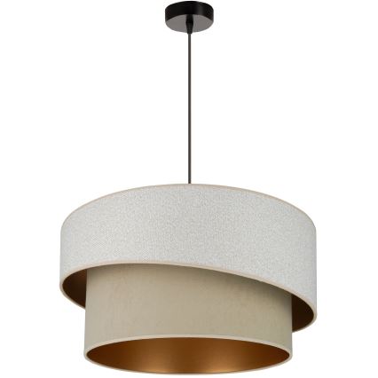 Brilagi - Lühter VEGAS SHINE 1xE27/15W/230V d. 50 cm kreemikas/beež