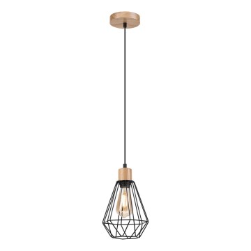 Brilagi - Lühter WOODY BASKET 1xE27/60W/230V tamm