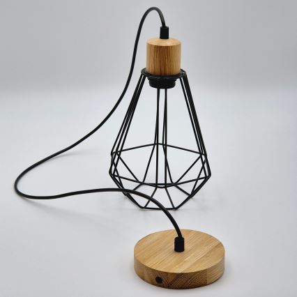 Brilagi - Lühter WOODY BASKET 1xE27/60W/230V tamm