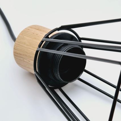 Brilagi - Lühter WOODY BASKET 1xE27/60W/230V tamm