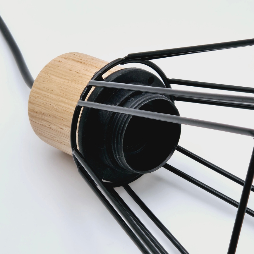 Brilagi - Lühter WOODY BASKET 1xE27/60W/230V tamm