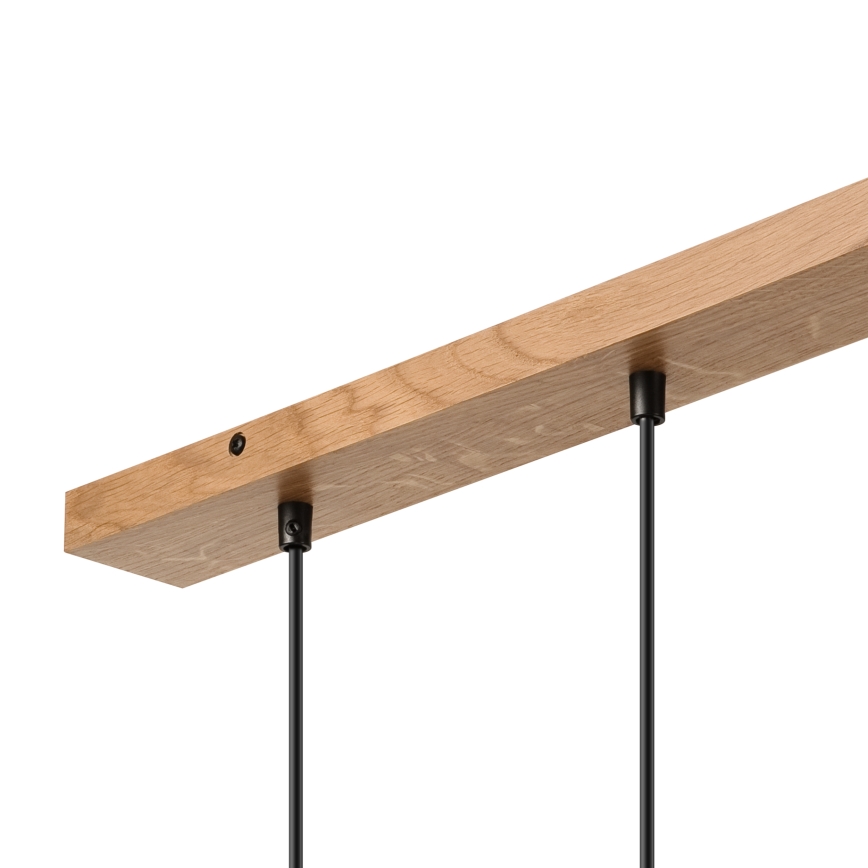 Brilagi - Lühter WOODY BASKET 3xE27/60W/230V tamm