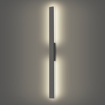 Brilagi - LUNA LED välisseinale kinnitatav seinavalgusti LED/24W/230V 4000K IP65 100 cm antratsiit CRI 90