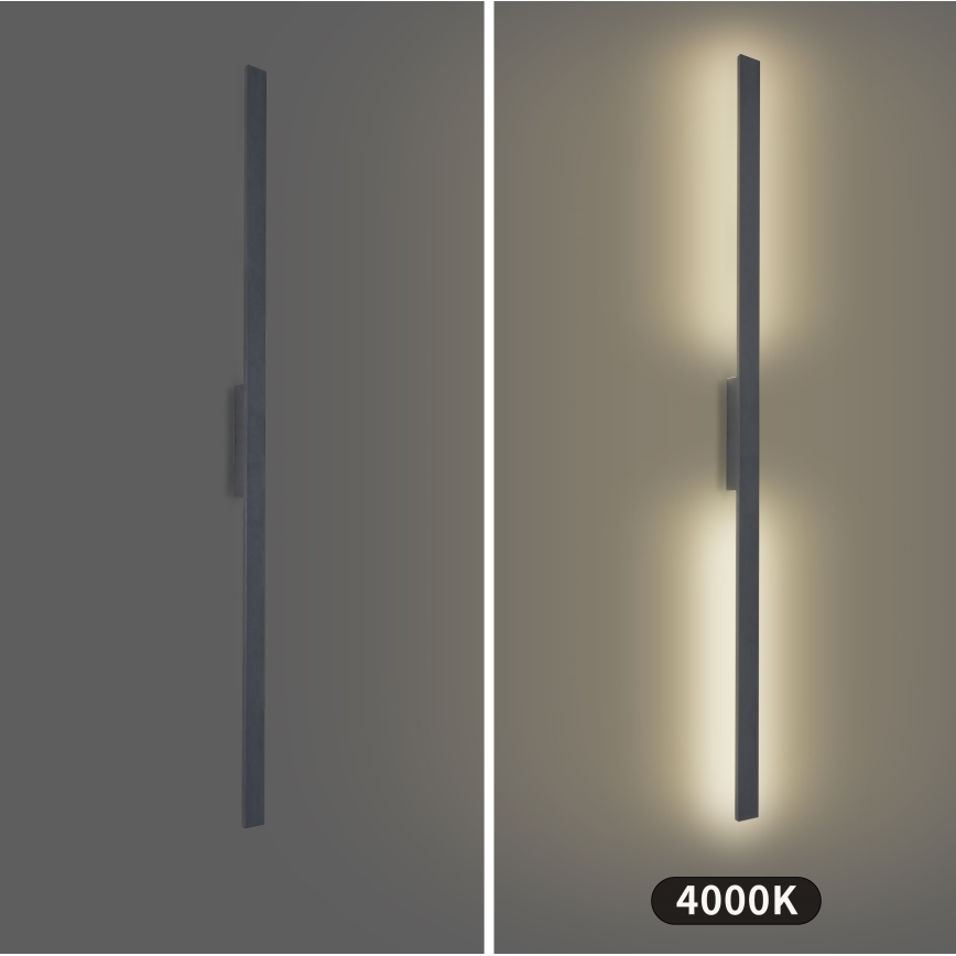 Brilagi - LED välisseinavalgusti LUNA LED/30W/230V 4000K IP65 150 cm antratsiit CRI 90