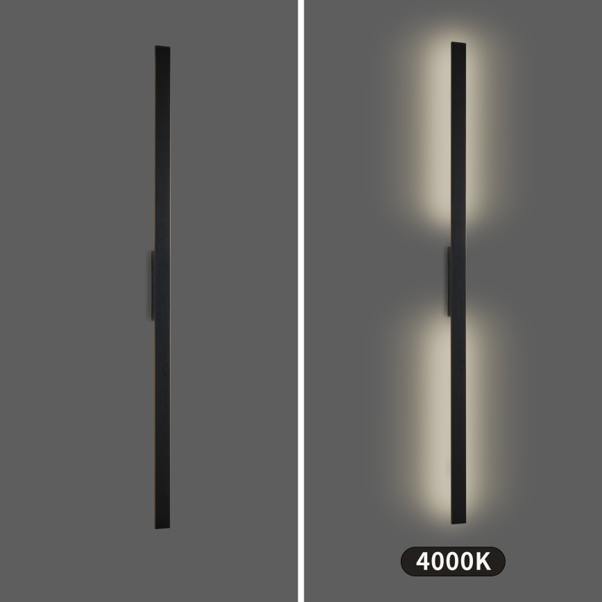 Brilagi - LED välisseinavalgusti LUNA LED/30W/230V 4000K IP65 150 cm must CRI 90